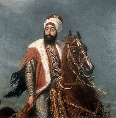 Sultan Mahmud Ii1808 1835 Detail Of Portrait Painted By Hippolite