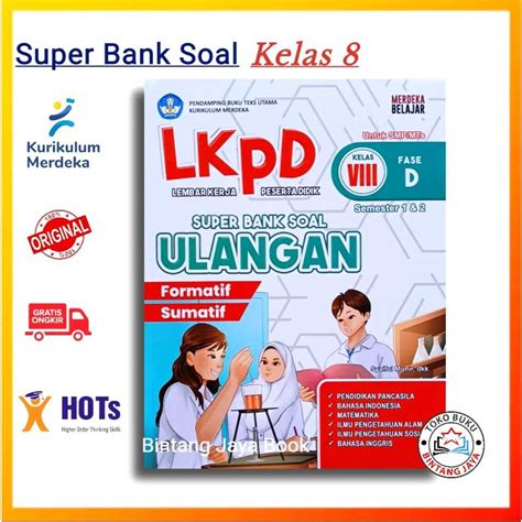 Jual Buku Lkpd Pintar Ulangan Formatif Sumatif Kurikulum Merdeka Smp