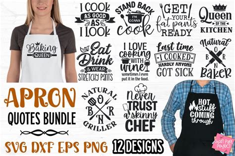 Apron Quotes Svg