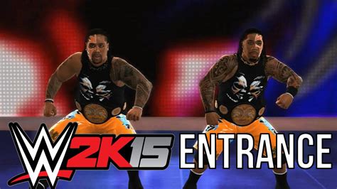 Wwe 2k15 The Usos Entrance Youtube