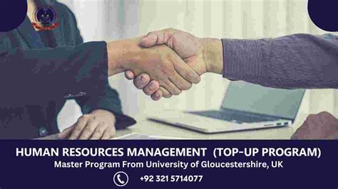 Master Program In Human Resources Management Top Up Program