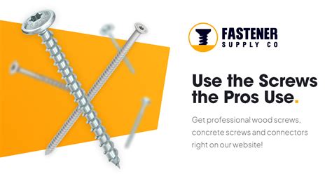 Buy Structural Wood And Concrete Screws Online In Canada Fastener