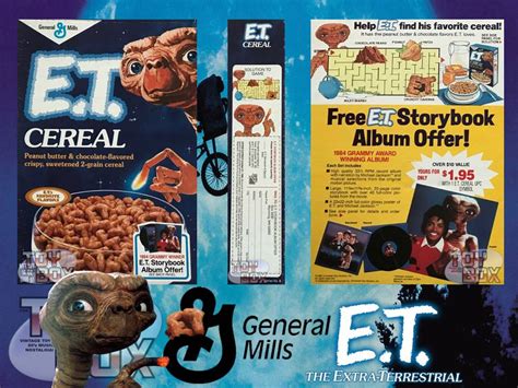 The Toy Box Et The Extra Terrestrial Cereal General Mills