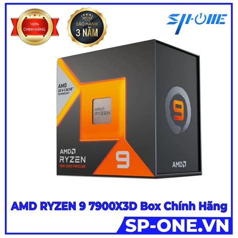 Cpu Amd Ryzen 9 7900x3d 44ghz Boost 56ghz 12 Nhân 24 Luồng 140mb