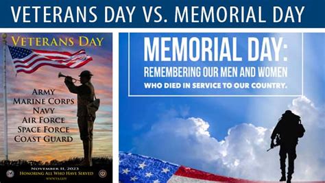 The Difference Between Veterans Day And Memorial Day Va News