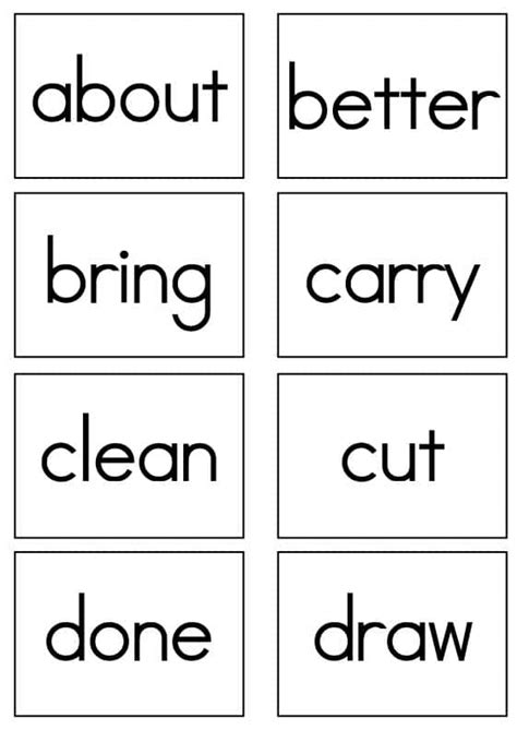 Third Grade Dolch Sight Words Tracing Flashcards A To Z 54 Off