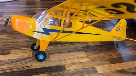 Piper Cub J3 1800 Mm Rc Model Part Ii Youtube