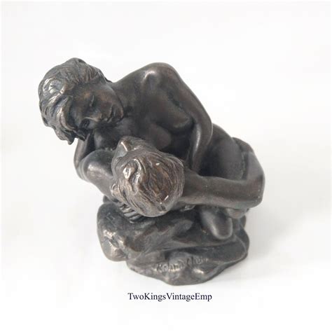 Heredities Cold Cast Bronze Sculpture Statue Lovers By Roland Etsy