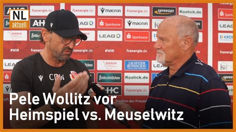 Fc Energie Cottbus Pele Wollitz Vor Heimspiel Gegen Meuselwitz Und