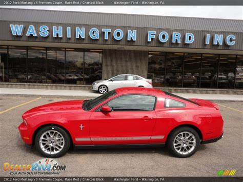 2012 Ford Mustang V6 Premium Coupe Race Red / Charcoal Black Photo #1 | DealerRevs.com