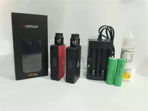 Jual PAKET SIAP NGEBUL MOD THE VOLTA 8CIRCLE 200W KIT RDA SIAP PAKAI