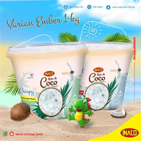 Jual INACO NATA DE COCO CRISPY 1 KG Shopee Indonesia