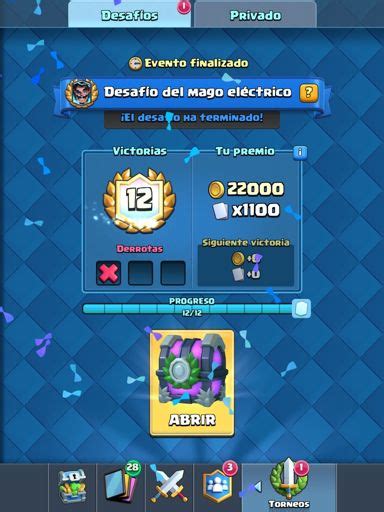 Desafio Del Mago Electrico Completado Clash Royale Amino Amino