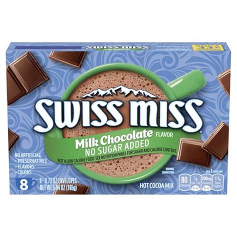 No Sugar Added Hot Cocoa Mix Swiss Miss