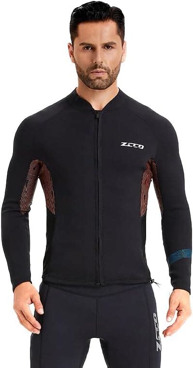 Amazon Zcco Wetsuits Top Jacket Mm Neoprene Suits Women Men