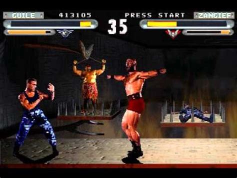 Street Fighter The Movie Guile Vs Zangief Arcade Mame Vizzed