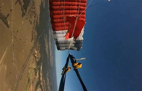 GoPro captures moment skydiver’s parachute fails to open in Sydney ...