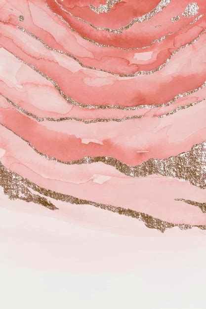 Fundo De Pincel Aquarela Rosa Cintilante Vetor Gr Tis