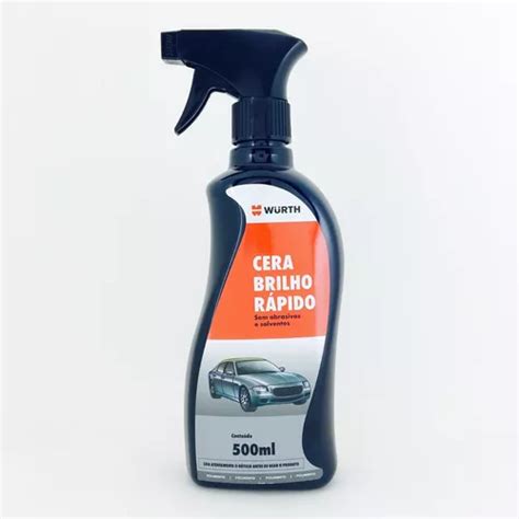 Cera Automotiva Liquida Spray Cera Brilho Rápido Wurth MercadoLivre