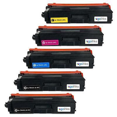 5 Toner Cartridges Set Bk For Brother HL L8260CDW HL L8360CDW MFC