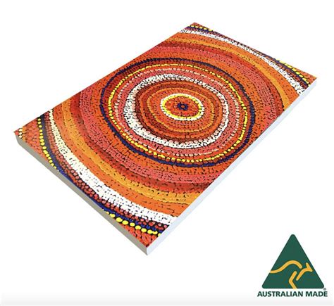 Utopia Aboriginal Art Small Notepad Sunrise Of My Mothers Country