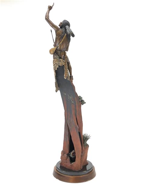 Lot Clyde Ross Morgan Canyon Mysteries Bronze Sculpture