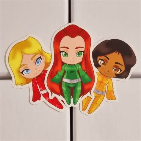 Totally Spies Stickers Etsy