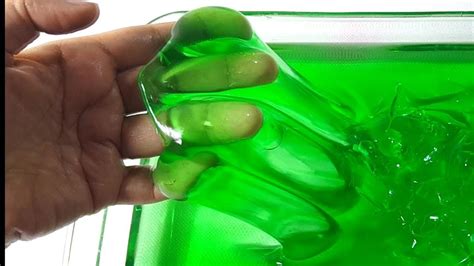 Asmr Water Slime Recipe💦🎧👅 How To Make Aloe Vera Gel Slime At Home Youtube