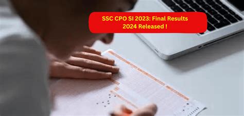 SSC CPO SI 2023 Final Results 2024 Released Across Regions