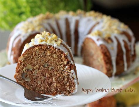 Cinnamon Walnut Bundt Cake Recipe — Dishmaps