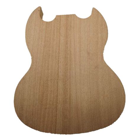 Electric Guitar Parts Unfinished Body For Sg Guitar Okoume Wood Body