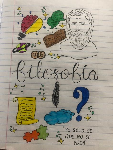 Portada De Filosof A Bullet Journal Ideas Pages Doodle Lettering