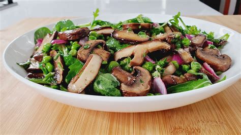 Mushroom Salad Recipe Garlic Mushroom Dish Devour Youtube