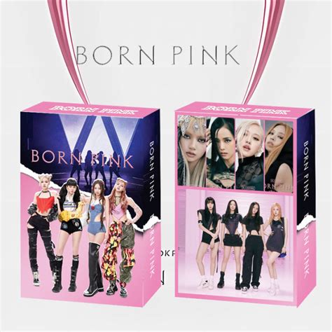 อัลบั้ม Blackpink การ์ดรูปถ่ายสีชมพู Bp Jennie Lisa Rose Jisoo ชุดละ55