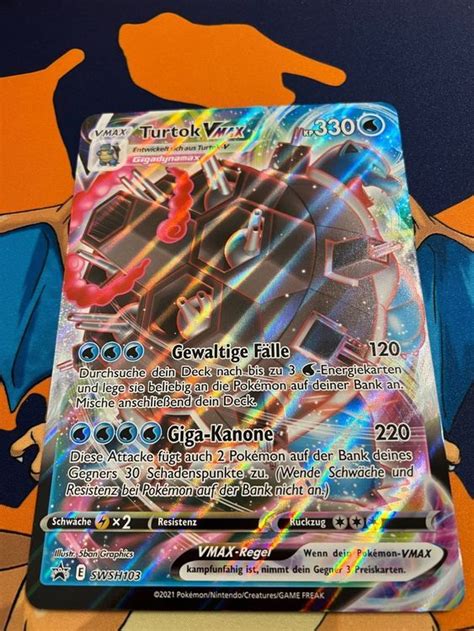 Pokemon Xxl Karte Turtok Vmax Swsh 103 Promo Kaufen Auf Ricardo