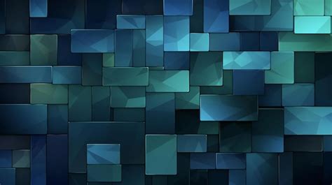 Premium Photo | Blue abstract 3d wallpaper