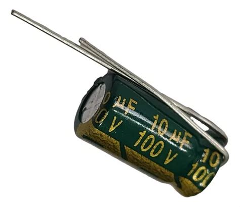 Capacitor Electrol Tico Uf V Piezas Mercadolibre