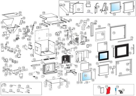Onderdelen Tekening Edilkamin Inpellet Pelletkachel Onderdeel Be