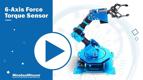 Axis Force Torque Sensor For Robotic Applications Youtube