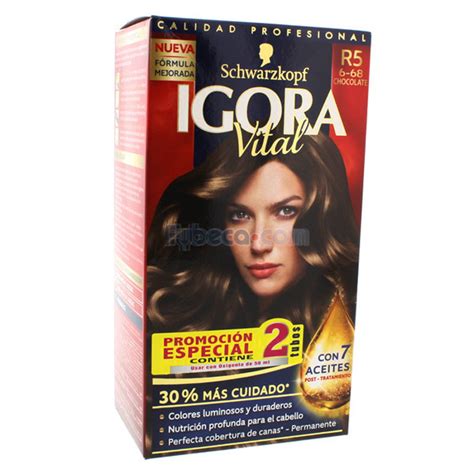 Tinte Igora Vital 6 68 Chocola 50 Ml Caja Fybeca