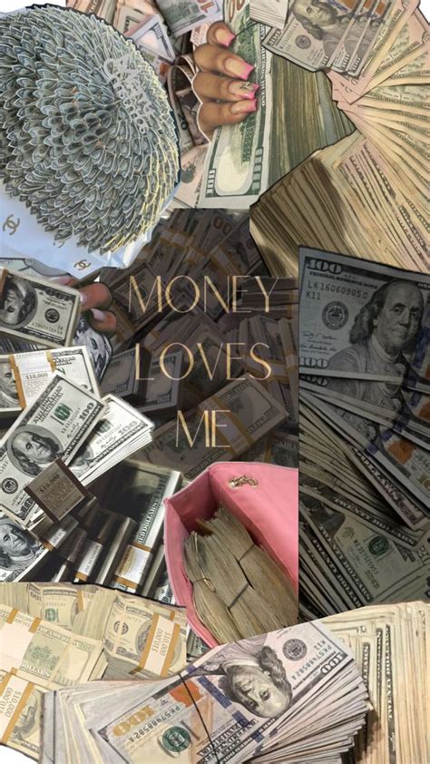 Money Loves Me In 2024 Money Vision Board Financial Motivation