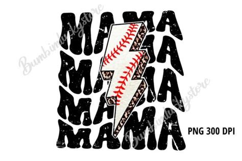 Baseball Mama Png Sublimation Design Graphic By Bumbimluckystore