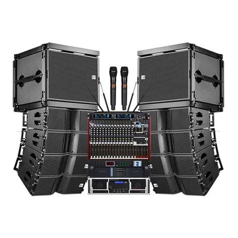 Professional Double 8 Inch Line Array Powered Speaker 18 Inch Subwoofer