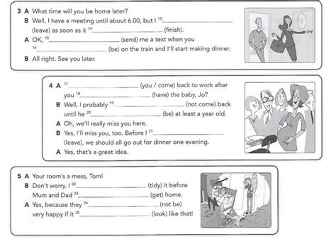 Complete The Conversations With The Verbs In The Correct Form Present