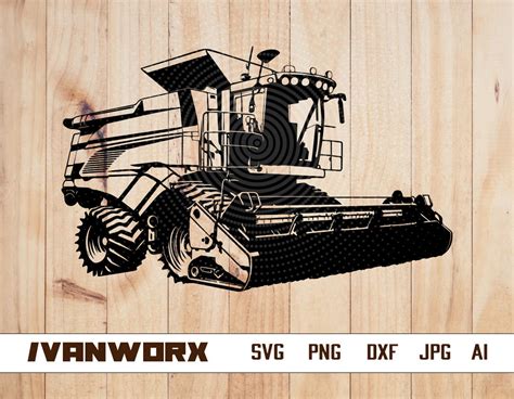 Combine Harvester Svg Harvester Svg Farming Svg Harvester Png Harvester