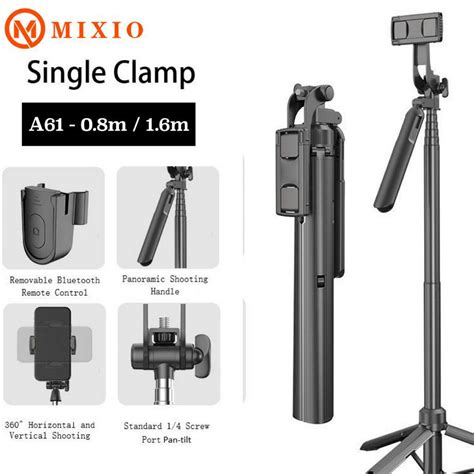 Jual MIXIO A61 1 6M Tongsis Bluetooth Tripod Stabilizer Gimbal Selfie