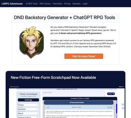 LitRPG Adventures AI Tool Info Alternatives Popularity Sayhi2 Ai