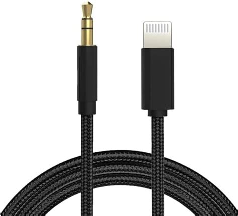 OJOS Aux Cord Braided Compatible With IPhone Headphones Jack IPhone To