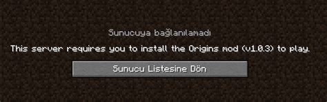 Minecraft sunucuya Origins mod nasıl kurulur Technopat Sosyal