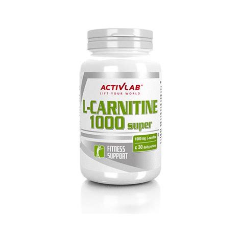 L Carnitine Super Kaps Activlab Sport Shop Pl